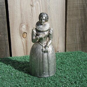 Vintage Gorham Silver Plate Queen Elizabeth Figural Bell 272
